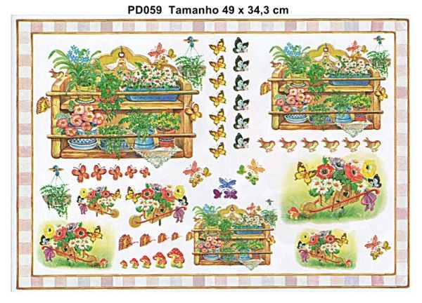 Pap p/ Decoupage ref PD059-un