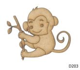 Recorte macaco 5cm ref D203 un