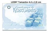 Etiqueta lembrança pct 100 un  ref LE067