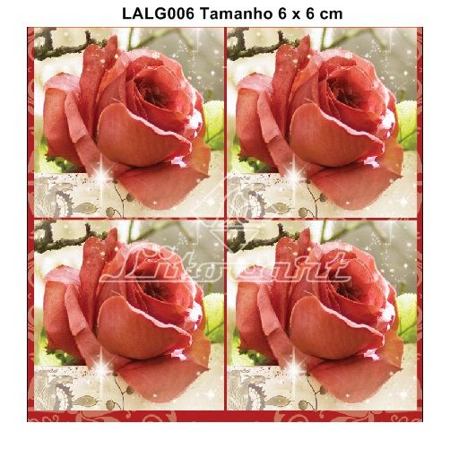 Papel decoupage ref LALG009 4un -folha