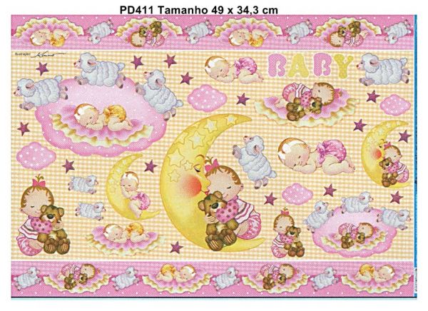 Pap p/ Decoupage ref PD411-un