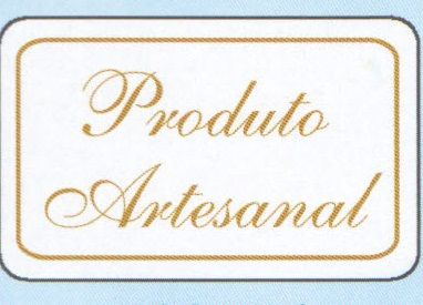 Etiqueta "Produto Artesanal" pct com 210 un